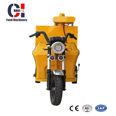 Durable easy operation poultry food feeding truck