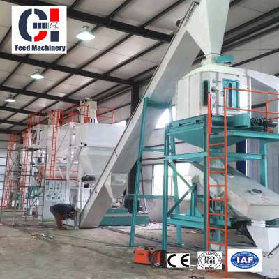 Animal/poultry farming equipment feed pellet processing line