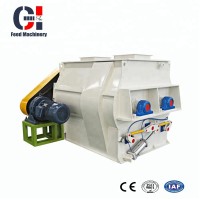 Top Quality Big Capacity Twin shaft Horizontal Feed Mixer